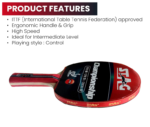 STAG ICONIC-CHAMPIONSHIP-TABLE TENNIS BAT - Image 2