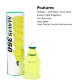 Yonex-Mavis 350-Nylon Shuttlecock - Image 2