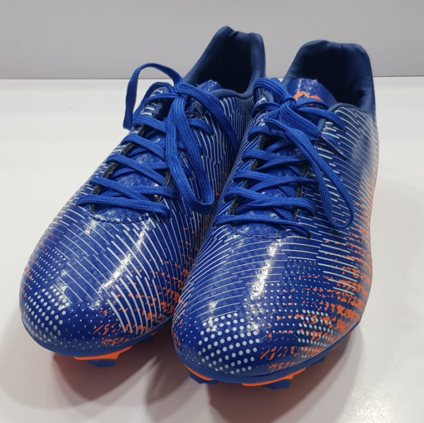 Nivia-Encounter-9.0-Football Stud for Men(R. Blue/Orange)UK-11 - Image 1