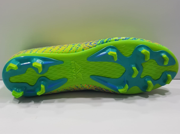 NIVIA PRO ENCOUNTER 9.0 Football Shoes For Men (N.Green/A.Blue) - Image 3