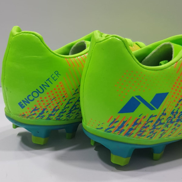 NIVIA PRO ENCOUNTER 9.0 Football Shoes For Men (N.Green/A.Blue) - Image 4